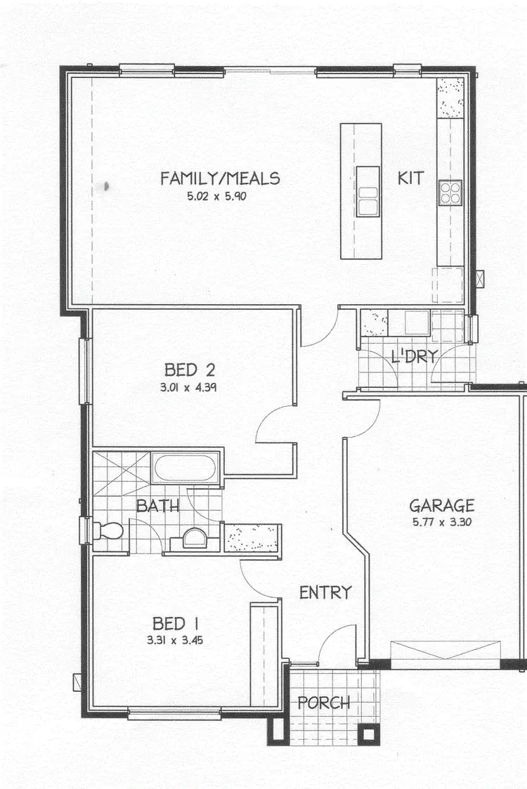 Floorplan of Homely house listing, 6B Leicester Avenue, Kilburn SA 5084