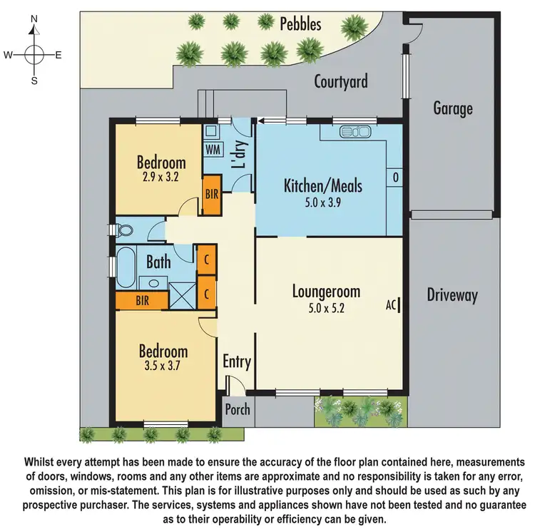 Floorplan of Homely unit listing, 3/28 Canberra Avenue, Dandenong VIC 3175