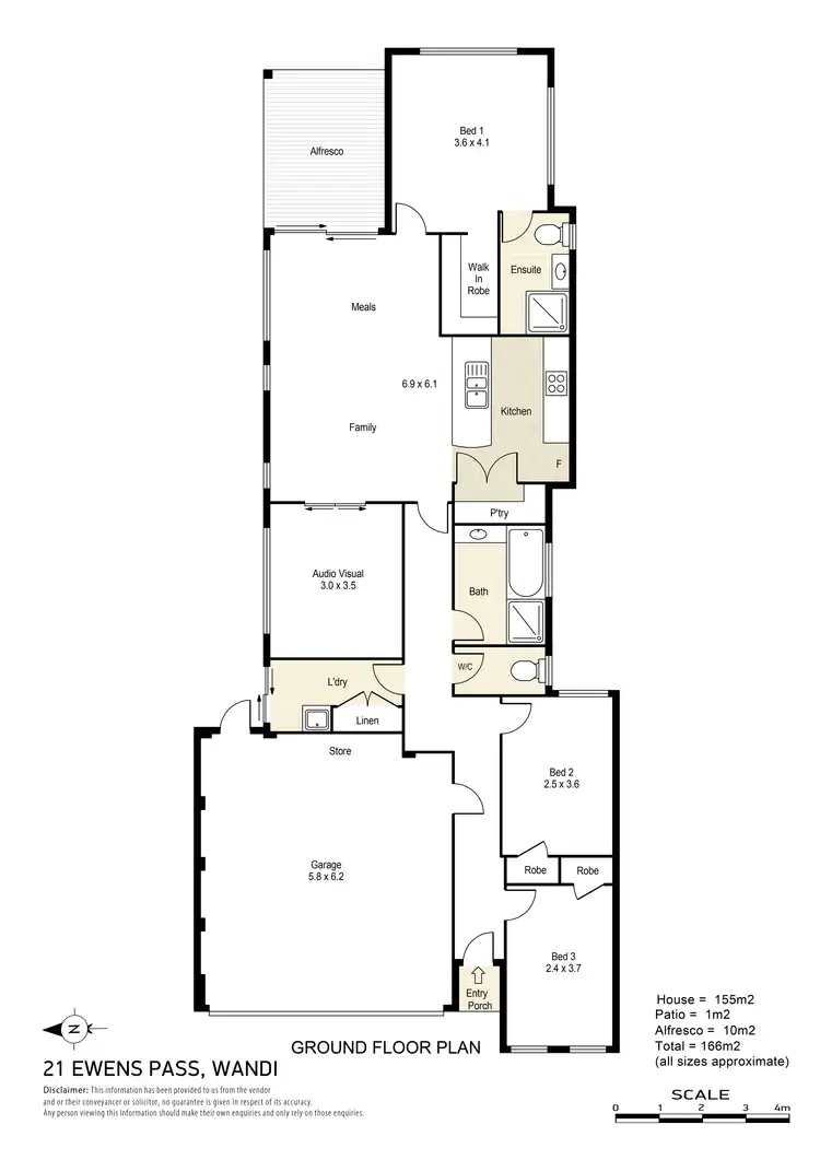Floorplan of Homely house listing, 21 Ewens Pass, Wandi WA 6164