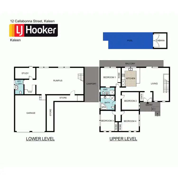 Floorplan of Homely house listing, 12 Callabonna Street, Kaleen ACT 2617