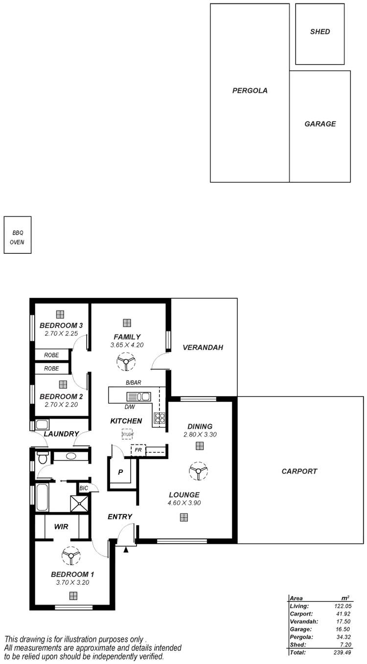 Floorplan of Homely house listing, 54 Shepley Crescent, Burton SA 5110