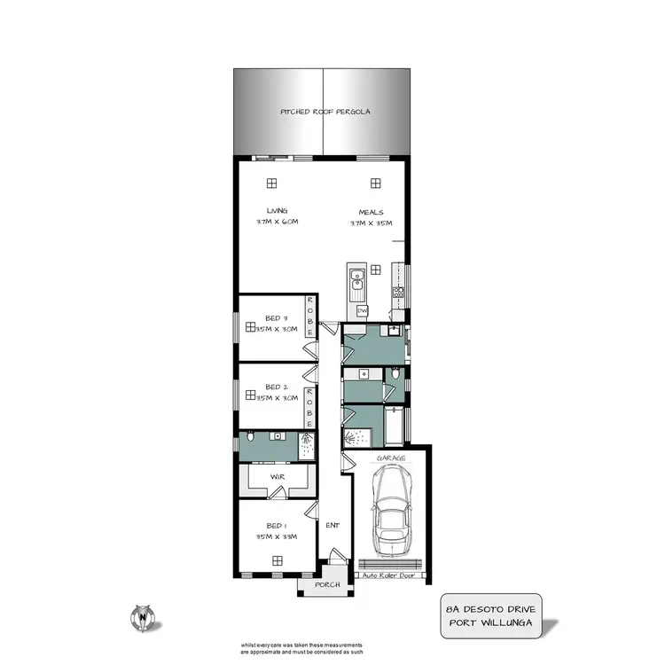 Floorplan of Homely house listing, 8a Desoto Drive, Port Willunga SA 5173