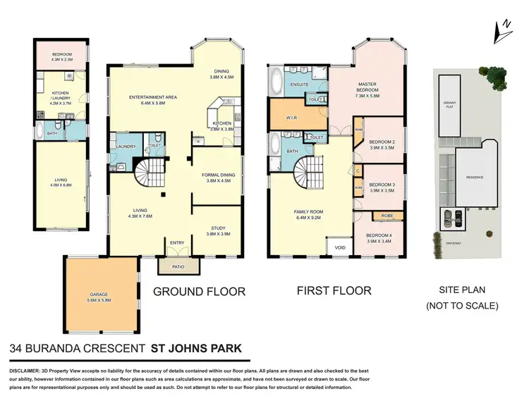 Floorplan of Homely house listing, 34 Buranda Crescent, St Johns Park NSW 2176