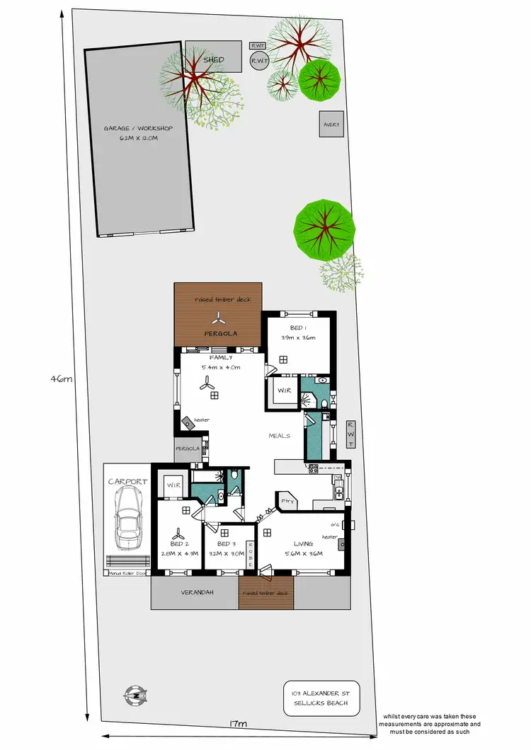 Floorplan of Homely house listing, 103 Alexander Street, Sellicks Beach SA 5174
