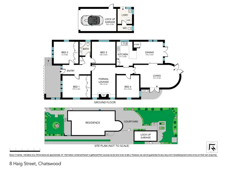 Floorplan of Homely house listing, 8 Haig Street, Chatswood NSW 2067