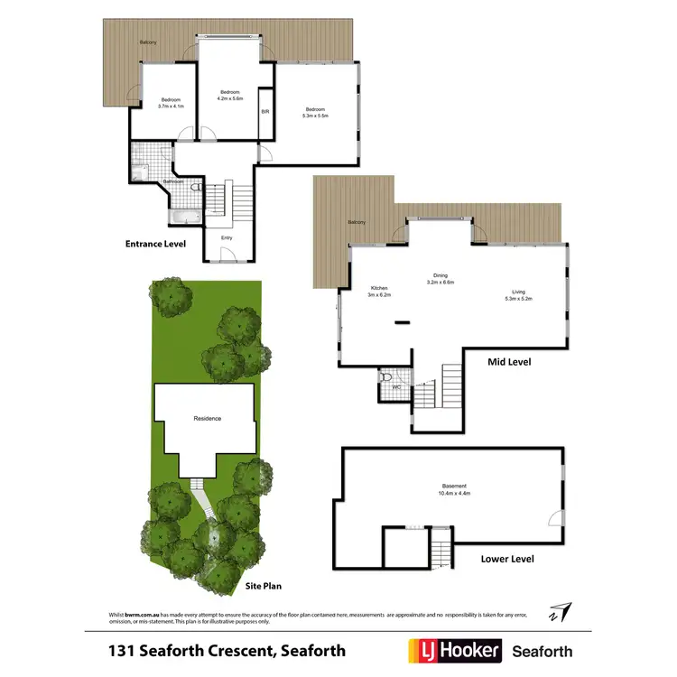 Floorplan of Homely house listing, 131 Seaforth Crescent, Seaforth NSW 2092