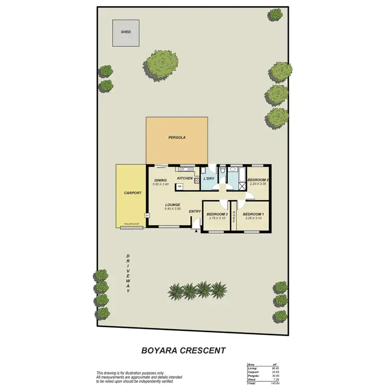 Floorplan of Homely house listing, 16 Boyara Crescent, Paralowie SA 5108