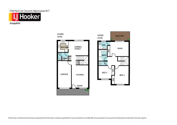 Floorplan of Homely house listing, 7/66 Paul Coe Crescent, Ngunnawal ACT 2913
