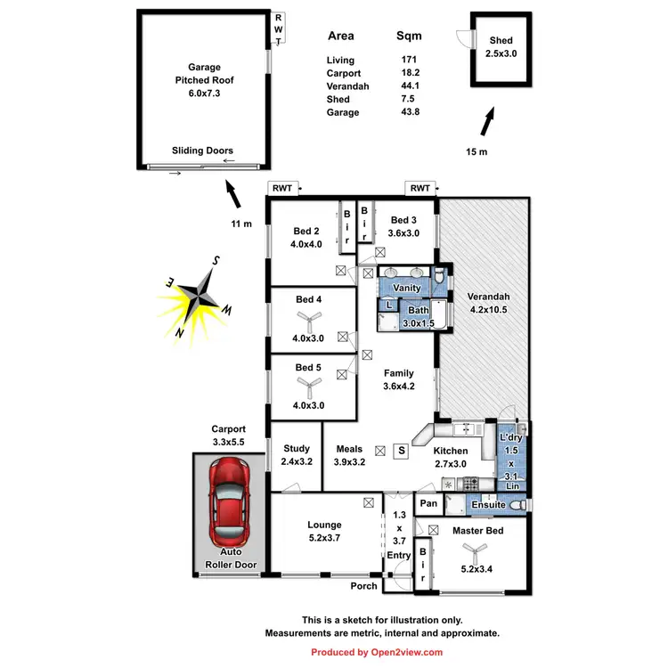 Floorplan of Homely house listing, 14 Haines Road, Willaston SA 5118