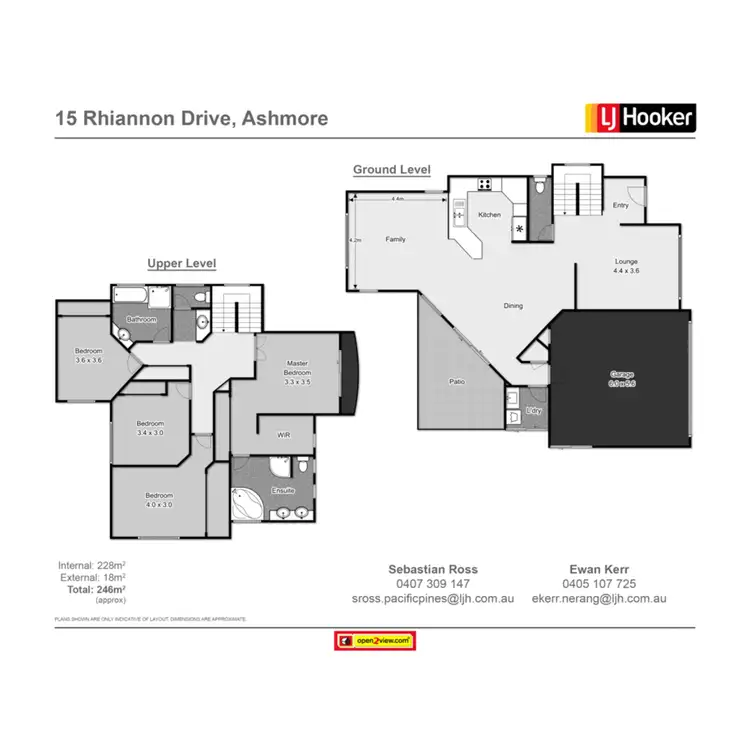 Floorplan of Homely house listing, 15 Rhiannon Drive, Ashmore QLD 4214