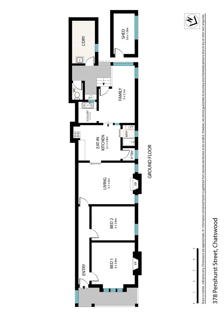 Floorplan of Homely house listing, 378 Penshurst Street, Chatswood NSW 2067