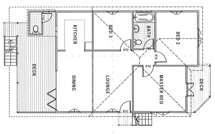 Floorplan of Homely house listing, 26 Dovedale Crescent, Ashgrove QLD 4060