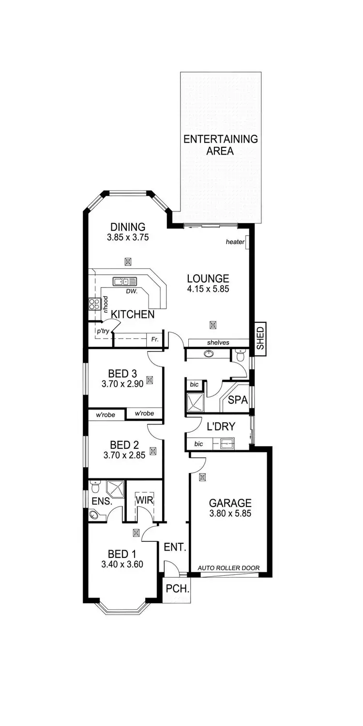 Floorplan of Homely house listing, 5 Goods Crescent, Hove SA 5048