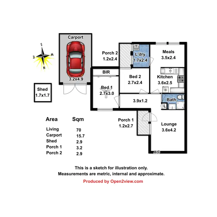 Floorplan of Homely house listing, 16 May Terrace, Evanston SA 5116