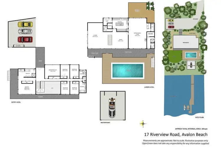 Floorplan of Homely house listing, 17 Riverview Road, Avalon Beach NSW 2107