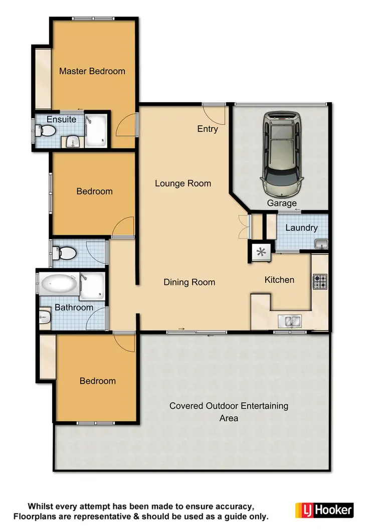 Floorplan of Homely townhouse listing, 12/17 Denham Street, Bracken Ridge QLD 4017