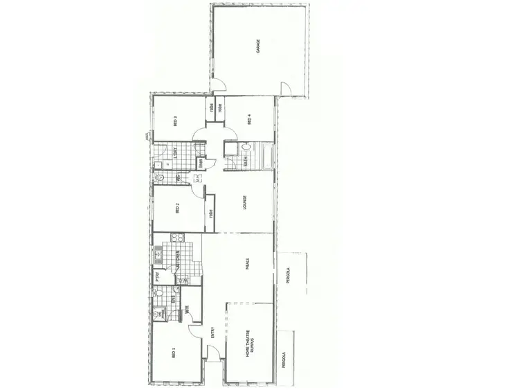 Floorplan of Homely house listing, 2 Dargy Amble, Point Cook VIC 3030
