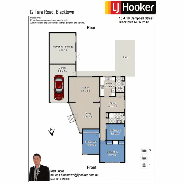 Floorplan of Homely house listing, 12 Tara Road, Blacktown NSW 2148