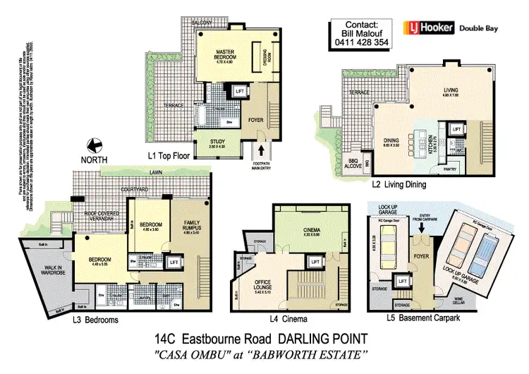 Floorplan of Homely house listing, 14c Eastbourne Road, Darling Point NSW 2027