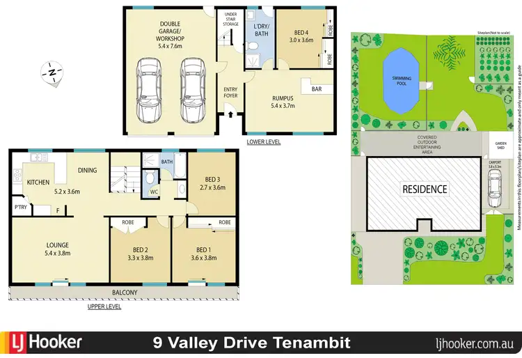 Floorplan of Homely house listing, 9 Valley Drive, Tenambit NSW 2323