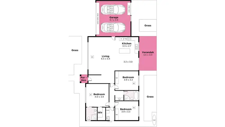 Floorplan of Homely house listing, 2B McMurtrie Place, Seaton SA 5023