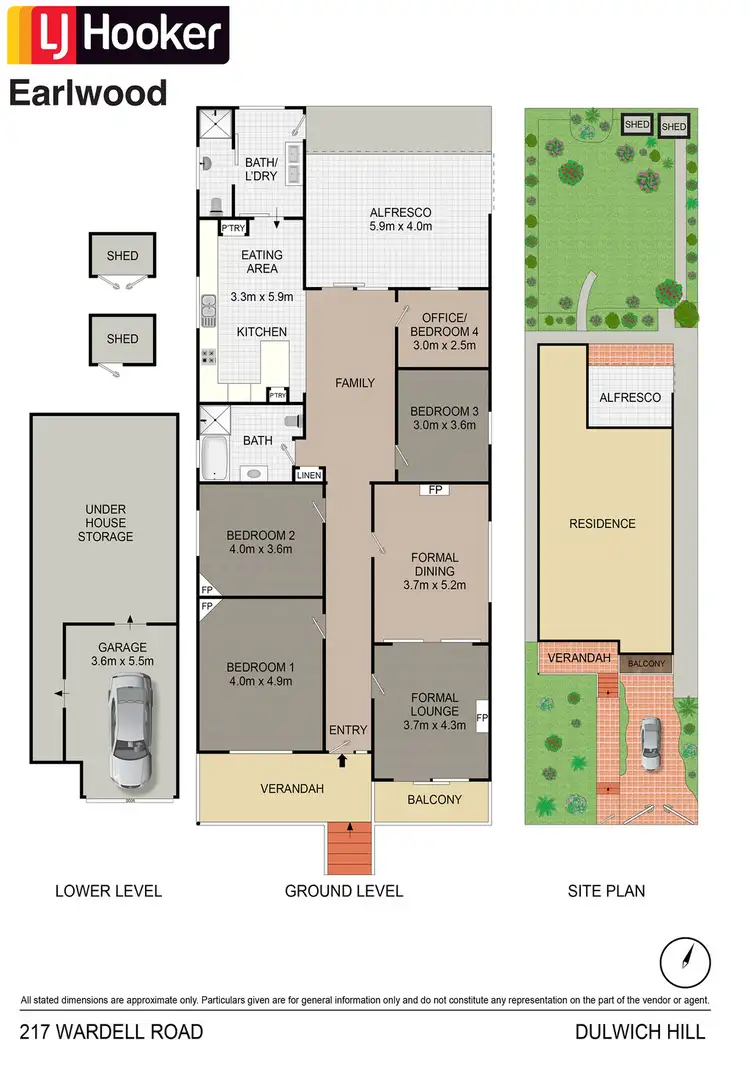 Floorplan of Homely house listing, 217 Wardell Road, Dulwich Hill NSW 2203