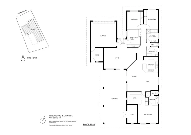 Floorplan of Homely house listing, 10 Irlpme Court, Larapinta NT 875
