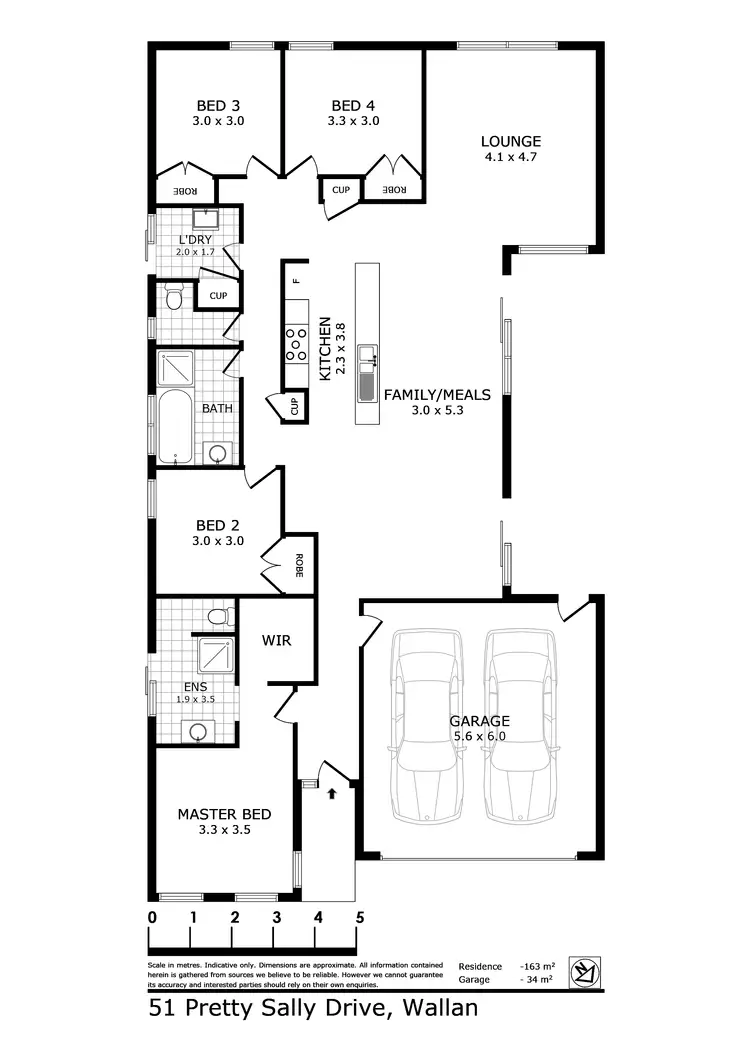 Floorplan of Homely house listing, 51 Pretty Sally Drive, Wallan VIC 3756