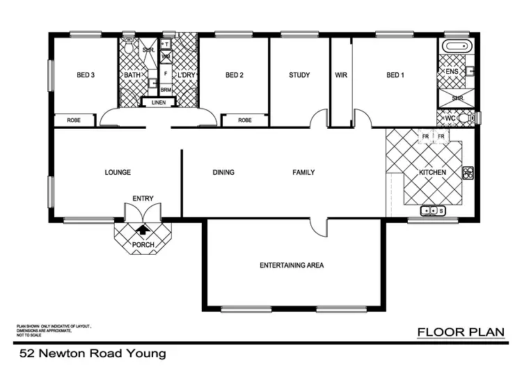Floorplan of Homely house listing, 52 Newton Road, Young NSW 2594