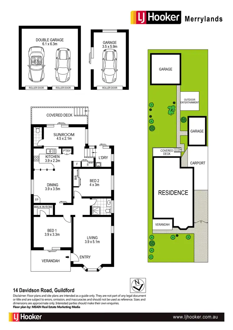 Floorplan of Homely house listing, 14 Davidson Road, Guildford NSW 2161
