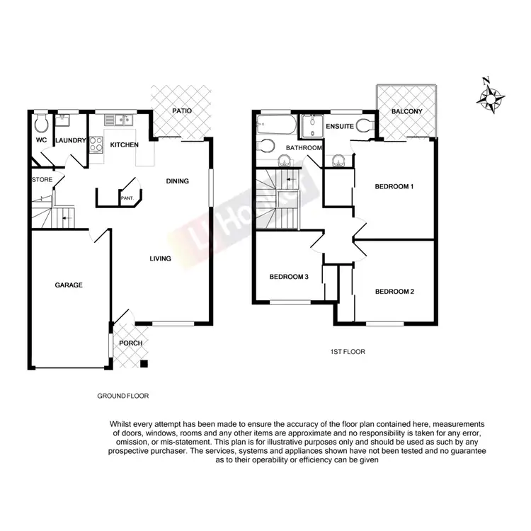 Floorplan of Homely townhouse listing, 25/17 Victor Street, Runcorn QLD 4113
