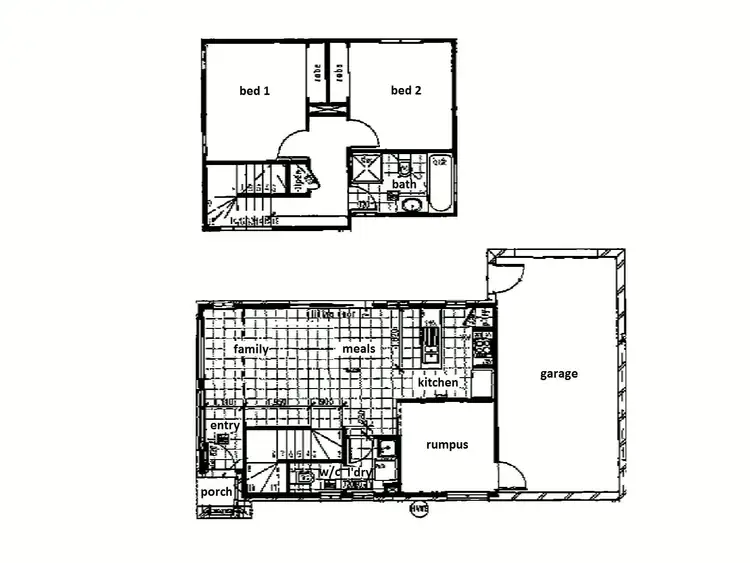 Floorplan of Homely townhouse listing, 6/12 Vilnius Way, Truganina VIC 3029