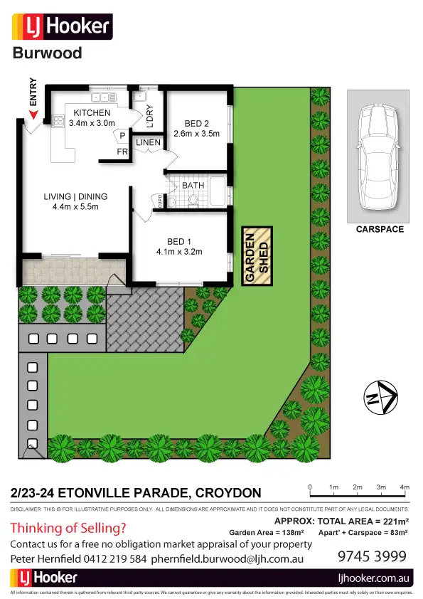 Floorplan of Homely unit listing, 2/23-24 Etonville Parade, Croydon NSW 2132