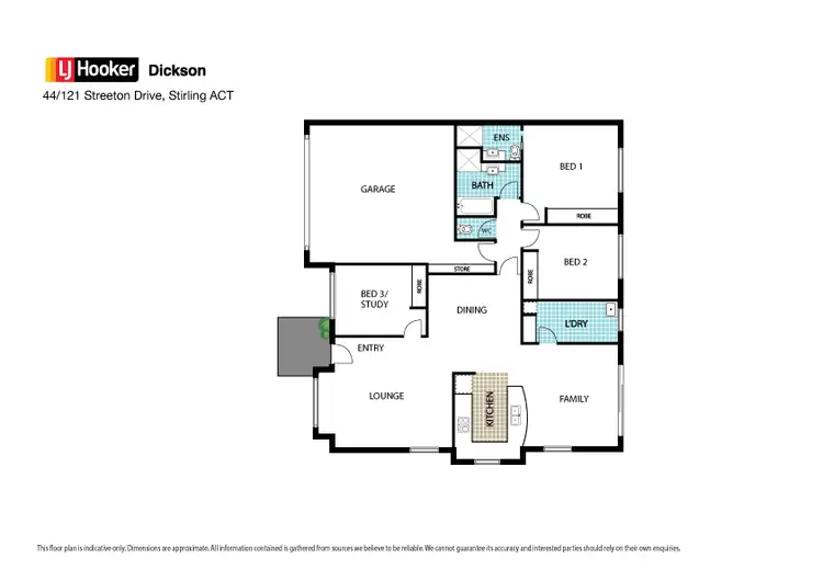 Floorplan of Homely townhouse listing, 44/121 Streeton Drive, Stirling ACT 2611