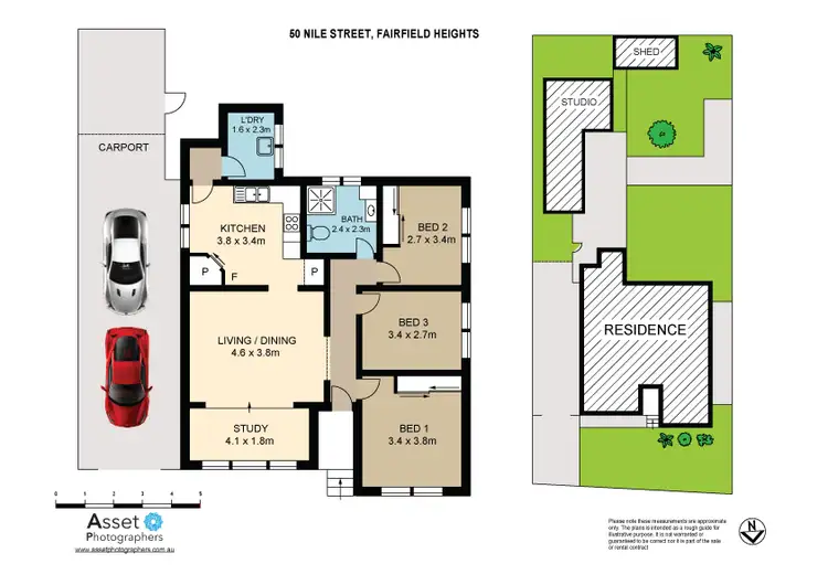 Floorplan of Homely house listing, 50 Nile Street, Fairfield Heights NSW 2165