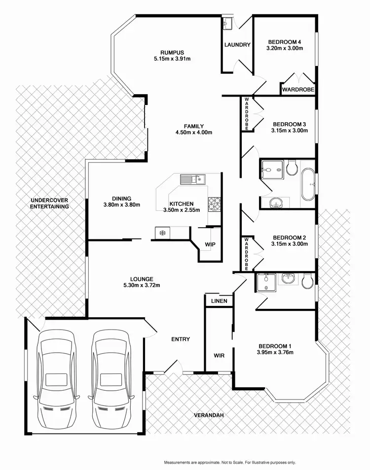 Floorplan of Homely house listing, 4 Tuart Circle, Narellan Vale NSW 2567