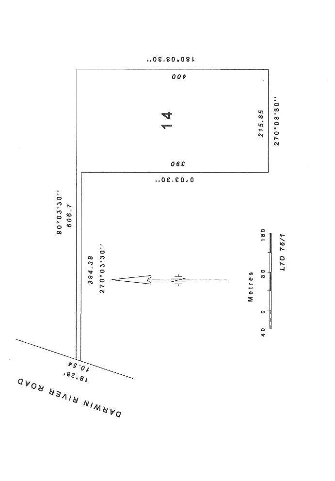 Floorplan of Homely land listing, 335 Darwin River Road, Darwin River NT 841