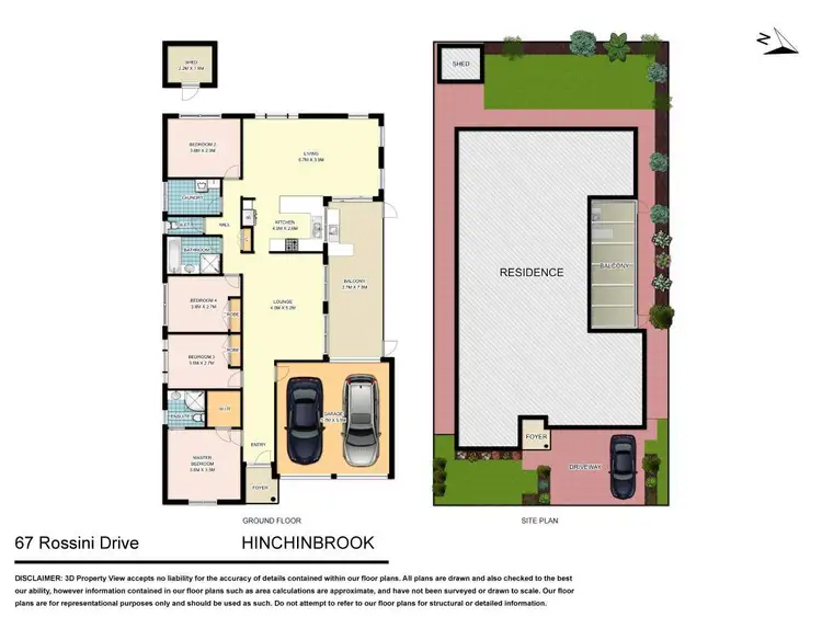 Floorplan of Homely house listing, 67 Rossini Drive, Hinchinbrook NSW 2168