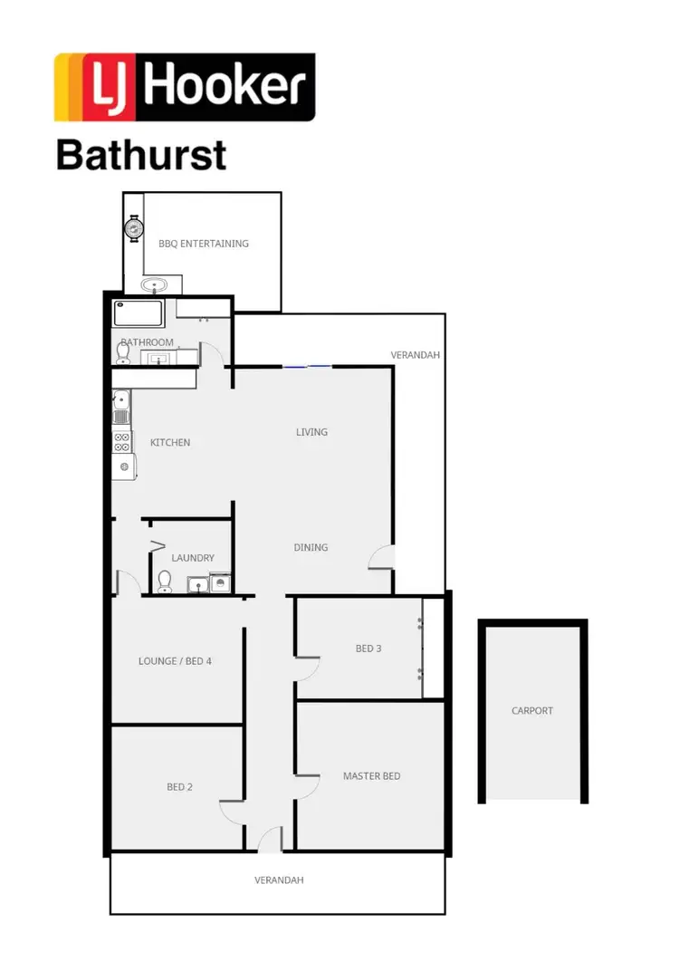 Floorplan of Homely house listing, 40 Bant Street, South Bathurst NSW 2795