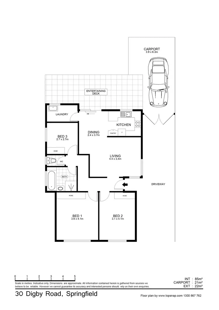 Floorplan of Homely house listing, 30 Digby Road, Springfield NSW 2250