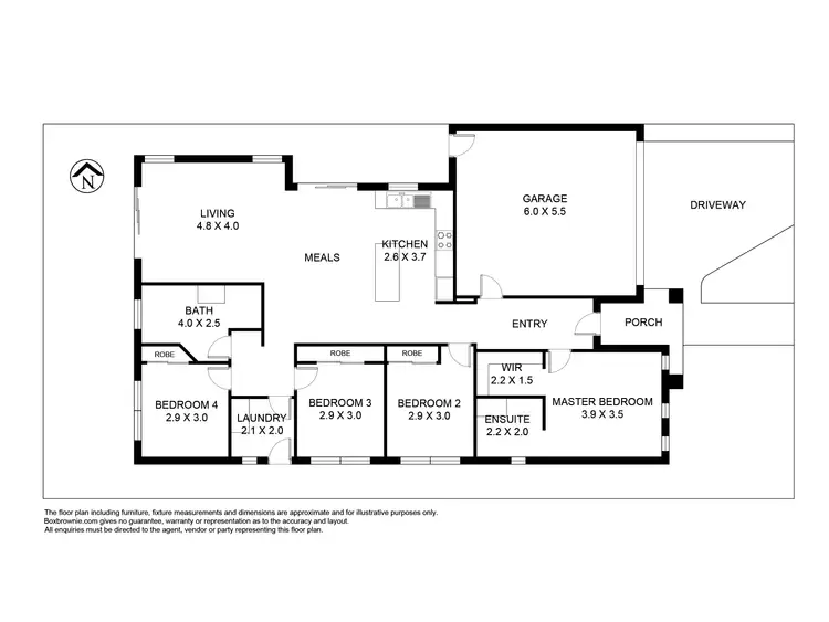Floorplan of Homely house listing, 122 Wattletree Street, Craigieburn VIC 3064