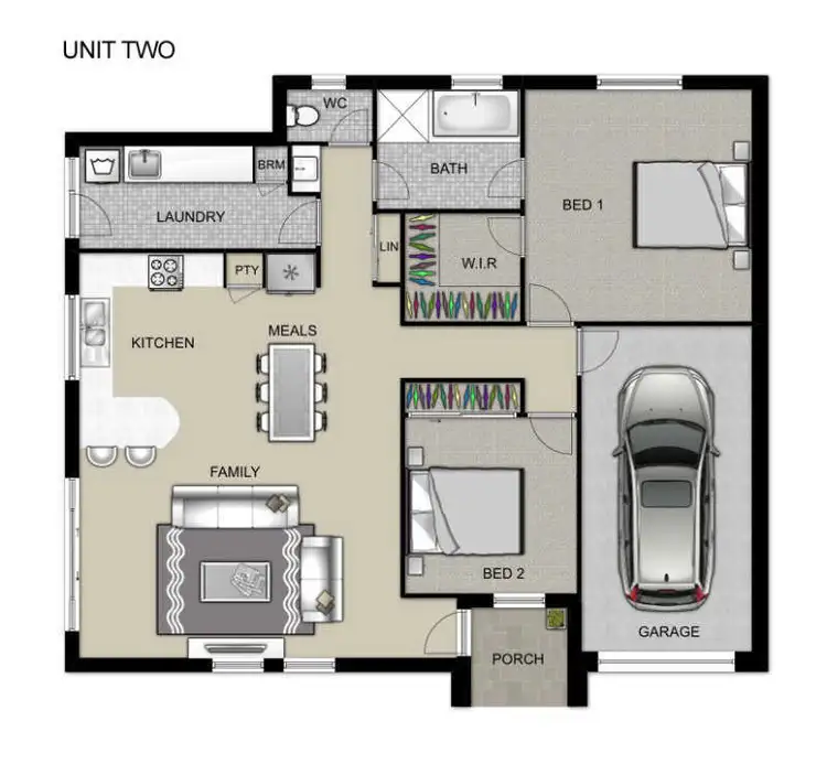 Floorplan of Homely house listing, 2/9 Duncan Crescent, Highbury SA 5089