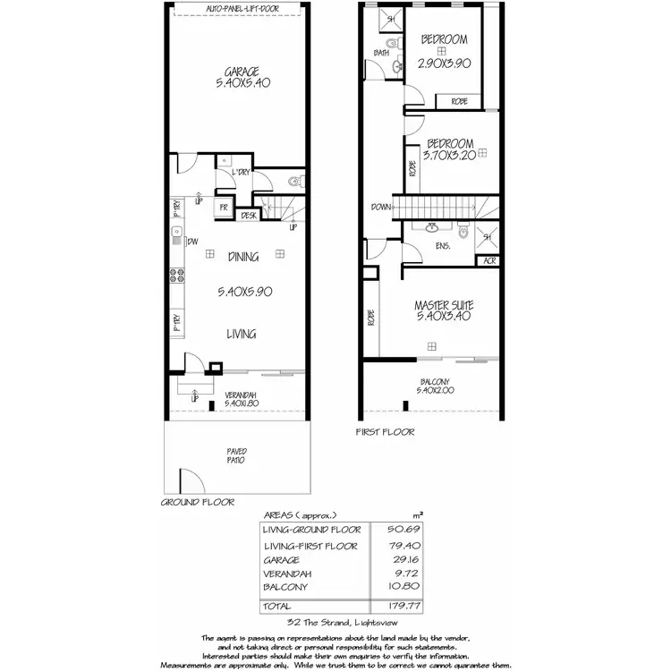 Floorplan of Homely townhouse listing, 32 The Strand, Northgate SA 5085
