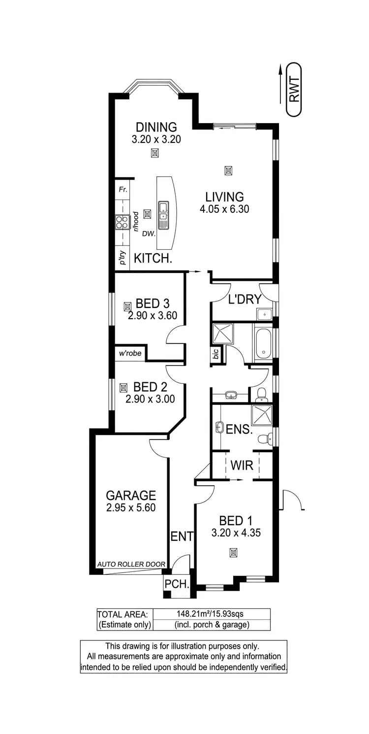Floorplan of Homely house listing, 44A Dwyer Road, Oaklands Park SA 5046