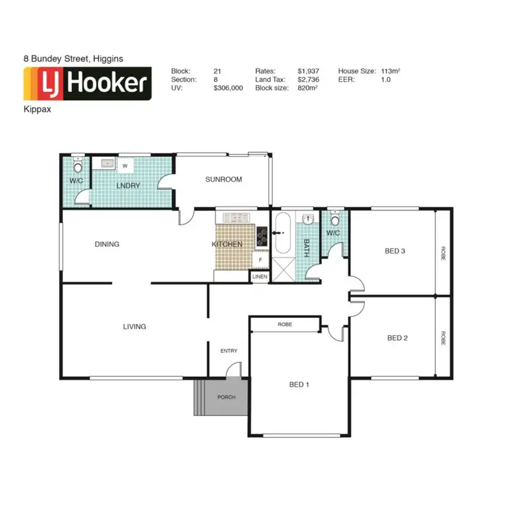 Floorplan of Homely house listing, 8 Bundey Street, Higgins ACT 2615