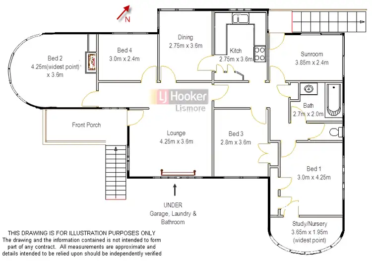 Floorplan of Homely house listing, 7 Cadboll Street, Lismore NSW 2480
