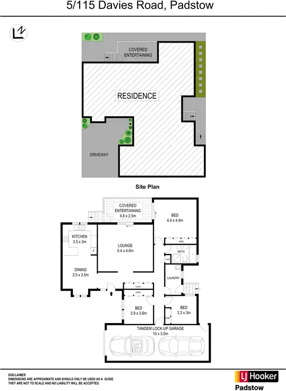 Floorplan of Homely villa listing, 5/115 Davies Road, Padstow NSW 2211