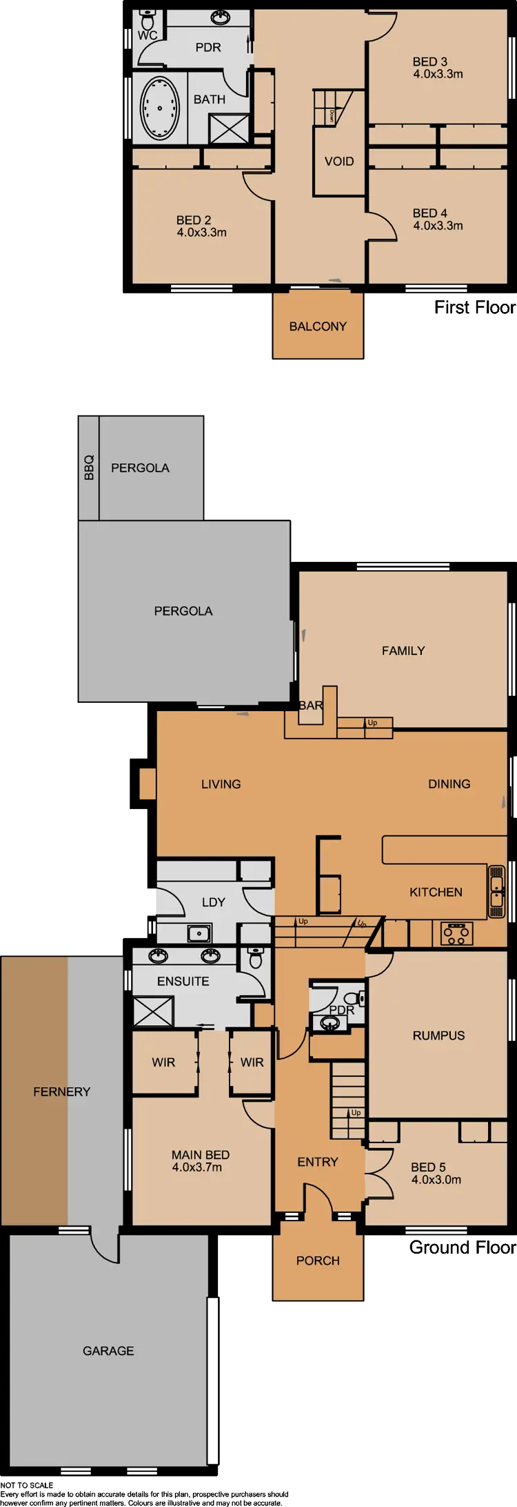 Floorplan of Homely house listing, 10 Outlook Drive, Berwick VIC 3806