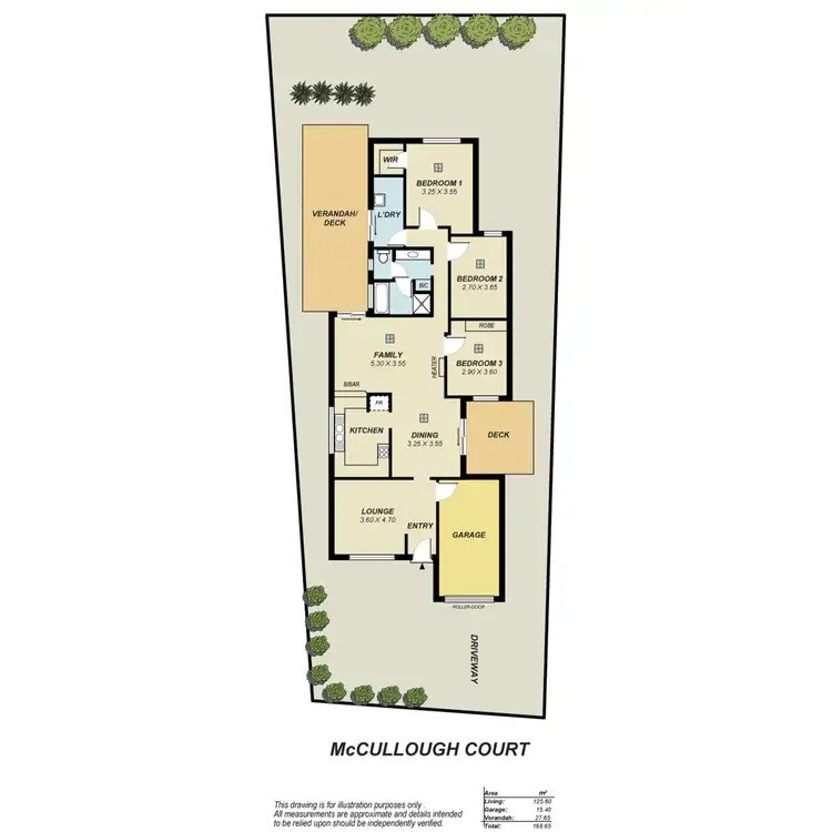 Floorplan of Homely house listing, 4 McCullough Court, Golden Grove SA 5125
