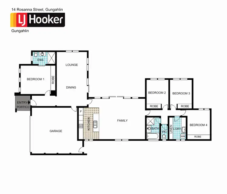 Floorplan of Homely house listing, 14 Rosanna Street, Gungahlin ACT 2912